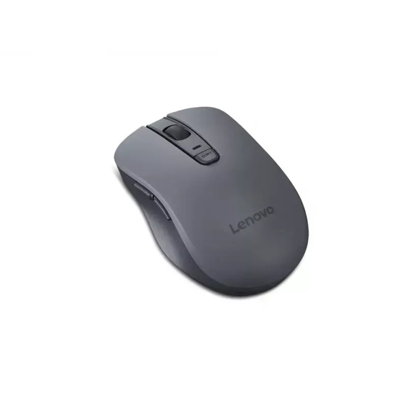 Belaidė abiem rankoms tinkama pelė Lenovo WL310 Office — Bluetooth, optinė 1200 DPI, 6 mygtukai, ratukas, pilka, maitinama baterijomis