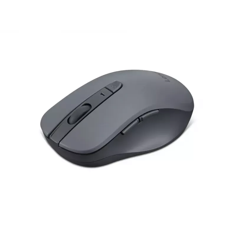 Belaidė abiem rankoms tinkama pelė Lenovo WL310 Office — Bluetooth, optinė 1200 DPI, 6 mygtukai, ratukas, pilka, maitinama baterijomis
