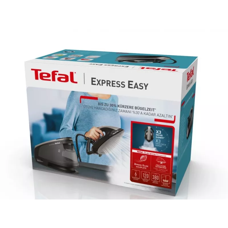 Tefal Express Easy SV6140 2200 W 1,7 L Juoda, Pilka