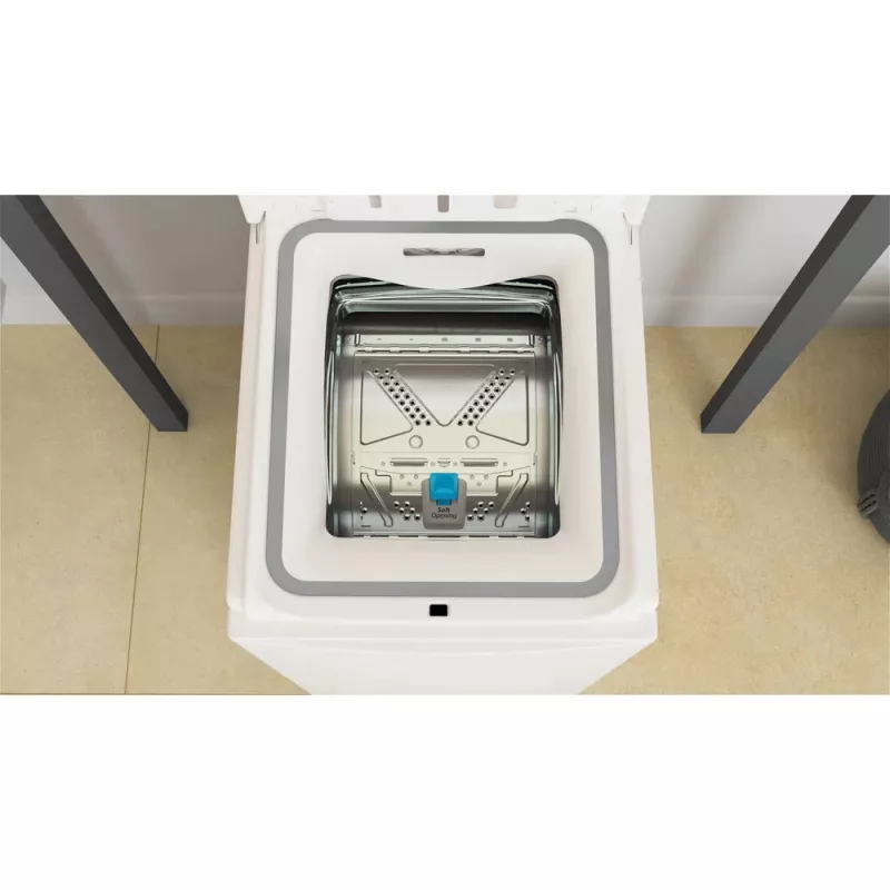 Whirlpool TDLRB 7232BS EU skalbimo mašina įkraunama iš viršaus 7 kg 1151 aps./min. Balta