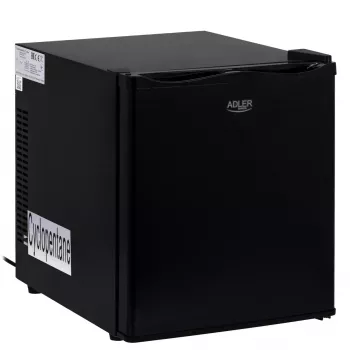 Termoelektrinis aušintuvas Adler AD 8089 28 L — nešiojamas juodas, 65 W, 35 dB, LED šviesa