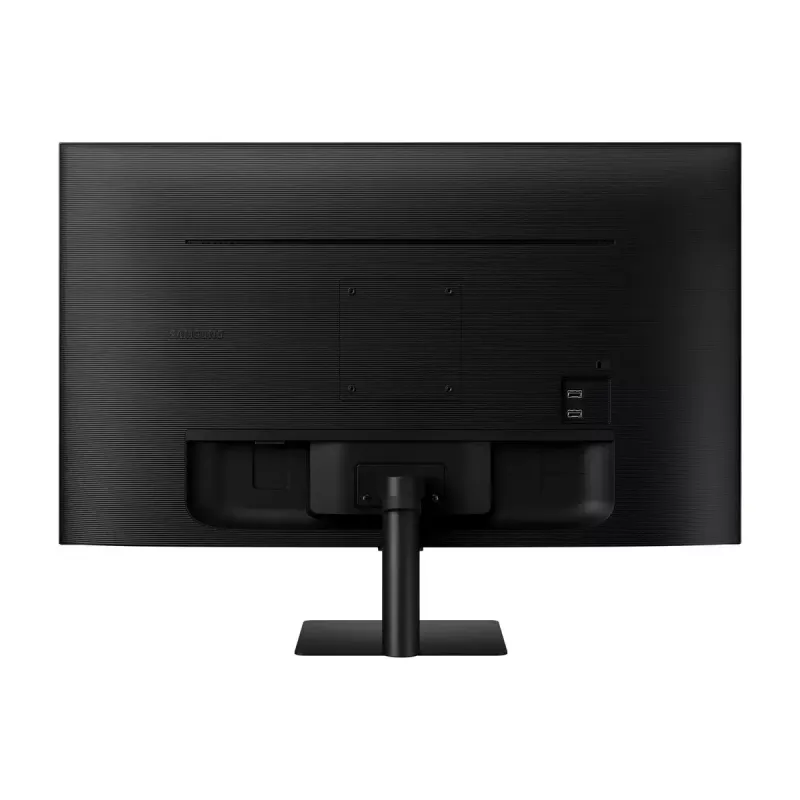 27 colių Samsung M50D monitorius — 27 colių Full HD (1920×1080), VA LED, 4 ms, 178° žiūrėjimo kampas, įmontuoti garsiakalbiai, USB šakotuvas, VESA, juoda