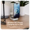 Targus HJ3320WHGL mobiliojo įrenginio įkroviklis Ausinės, Išmanusis telefonas, Išmanusis laikrodis Balta USB Belaidis įkrovimas Greitas įkrovimas Vidaus