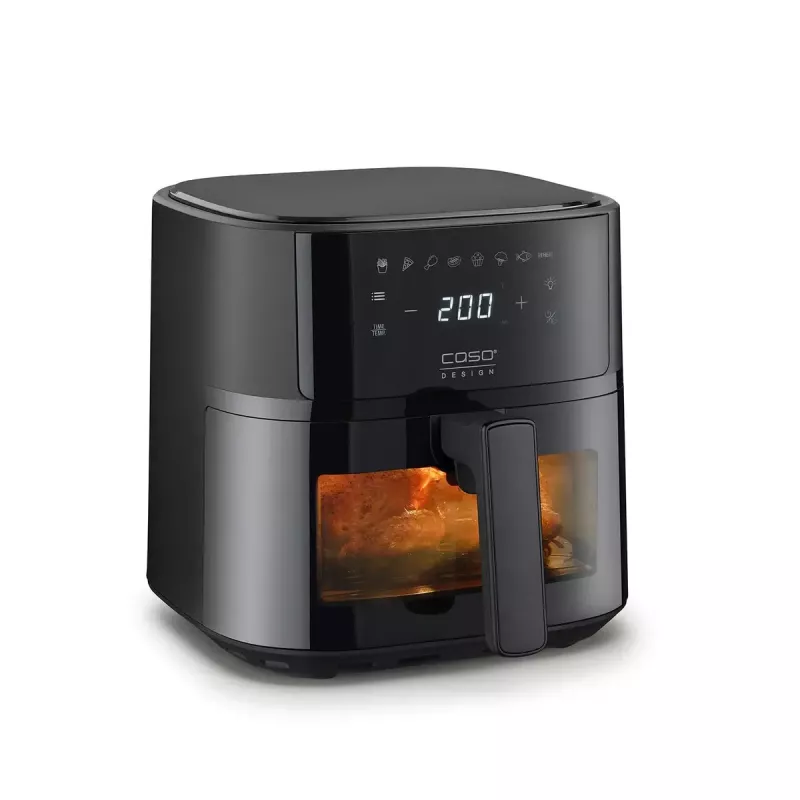 Oro gruzdintuvė Caso Designer oro gruzdintuvė 6.0 — 1700 W, 6 l talpa, juoda