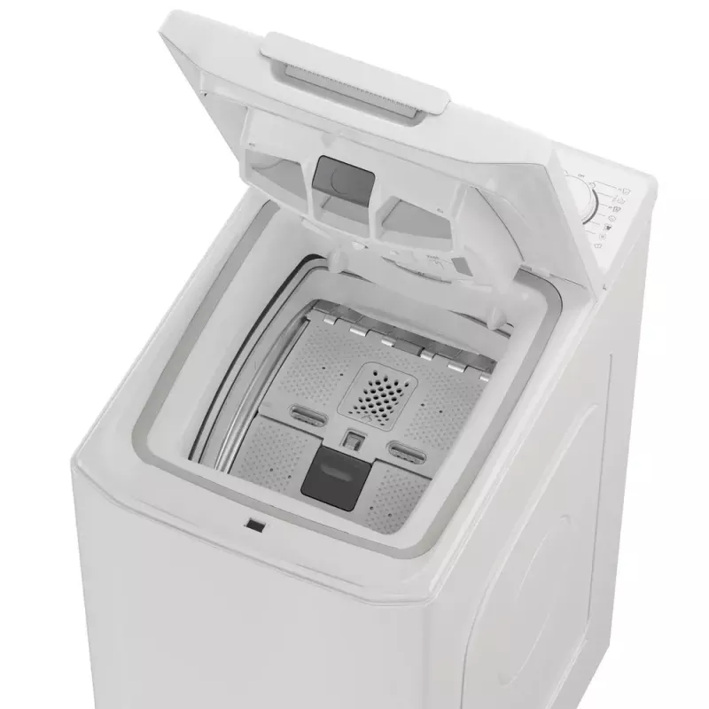 Skalbimo mašina CANDY TCA273D3-S su viršutiniu pakrovimu 7 kg, 1200 aps./min., energijos klasė C, balta