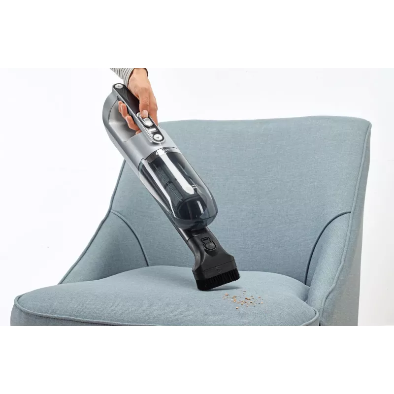 Stick vacuum Bosch BCH3P210 2‑in‑1, dry cleaning, 0.4 L dust container, cordless + mains, Pilka/Juoda, 3 kg