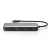 DIGITUS USB-C dokavimo stotelė, 7 prievadų - HDMI / 2x USB-A 3.2 Gen 2 / GbE / SD / MicroSD - 100W USB Power Delivery