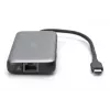 DIGITUS USB-C dokavimo stotelė, 7 prievadų - HDMI / 2x USB-A 3.2 Gen 2 / GbE / SD / MicroSD - 100W USB Power Delivery