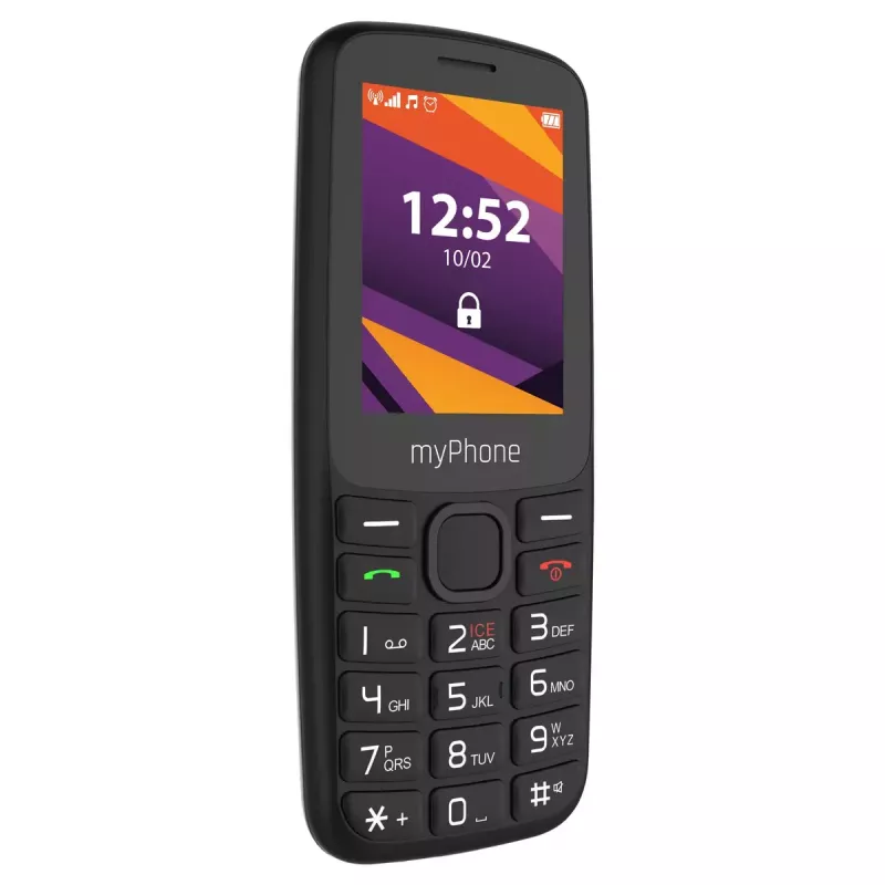Mobilusis telefonas MYPHONE 6410 LTE | 2.4 colio TFT | Juodas