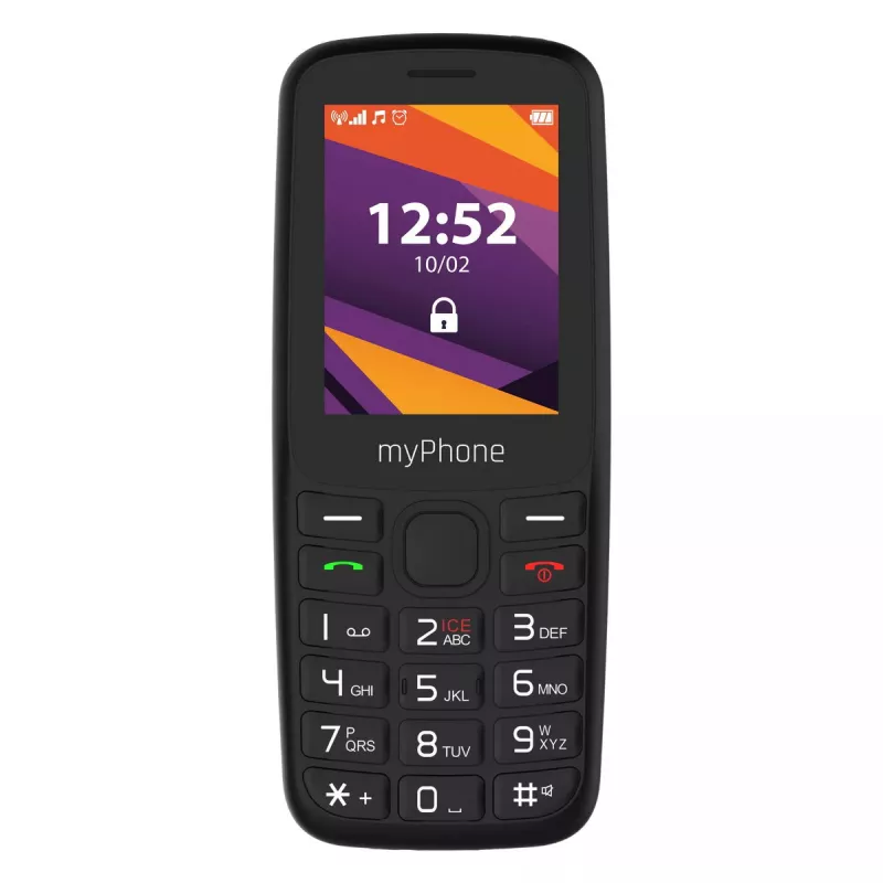 Mobilusis telefonas MYPHONE 6410 LTE | 2.4 colio TFT | Juodas