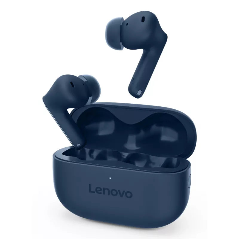 Ausinės „Lenovo YOGA PC Edition“ tikros belaidės stereo (TWS) į ausį skirtos pokalbiams ir muzikai, USB‑C, mėlynos, 20–20000 Hz, 10 m veikimo nuotolis
