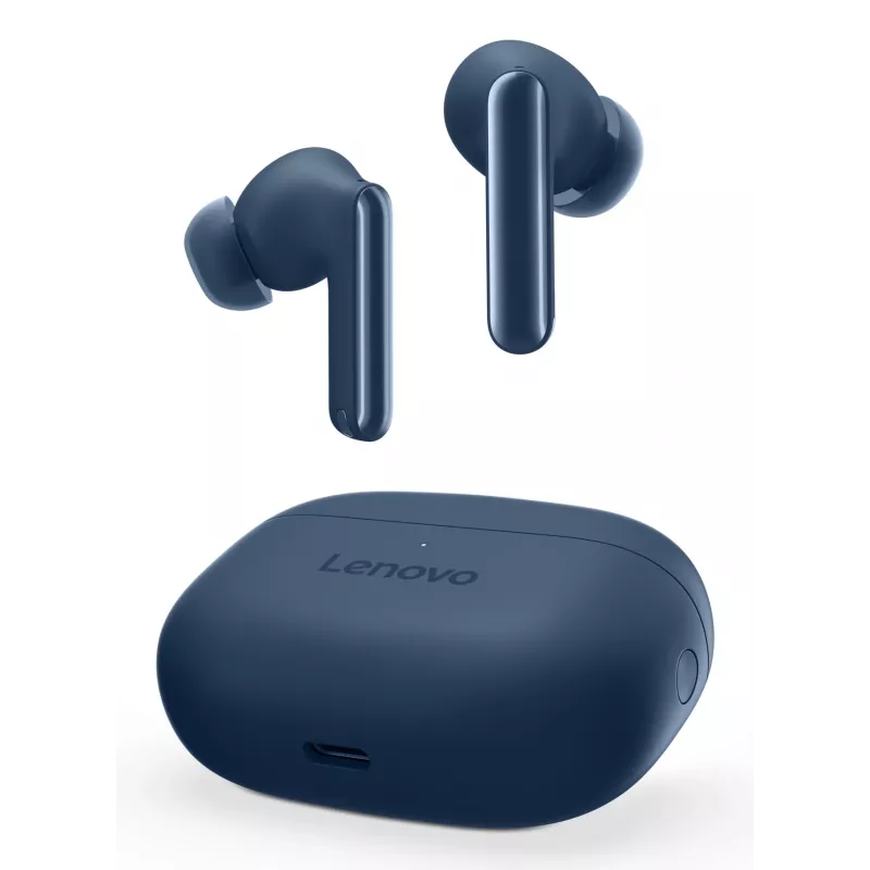 Ausinės „Lenovo YOGA PC Edition“ tikros belaidės stereo (TWS) į ausį skirtos pokalbiams ir muzikai, USB‑C, mėlynos, 20–20000 Hz, 10 m veikimo nuotolis