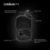 Belaidės ausinės Sony LinkBuds Fit WFLS910NB — Bluetooth, 20–20000 Hz, 10 m diapazonas, 75 g, juodos