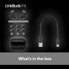 Belaidės ausinės Sony LinkBuds Fit WFLS910NB — Bluetooth, 20–20000 Hz, 10 m diapazonas, 75 g, juodos