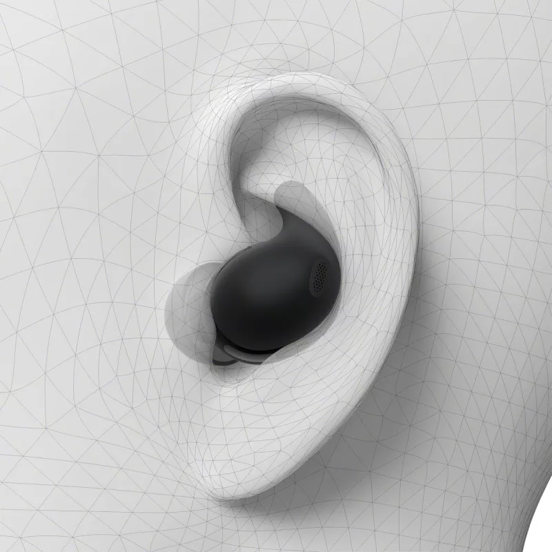 Belaidės ausinės Sony LinkBuds Fit WFLS910NB — Bluetooth, 20–20000 Hz, 10 m diapazonas, 75 g, juodos