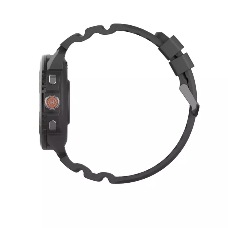 Išmanusis laikrodis Hammer Hammer Watch 2 Juoda — 1,5 colio AMOLED, GPS, atsparus vandeniui, širdies ritmo stebėjimas, kūno rengybos stebėjimas