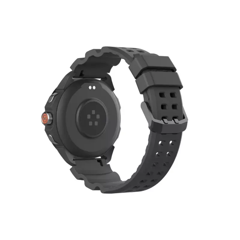 Išmanusis laikrodis Hammer Hammer Watch 2 Juoda — 1,5 colio AMOLED, GPS, atsparus vandeniui, širdies ritmo stebėjimas, kūno rengybos stebėjimas