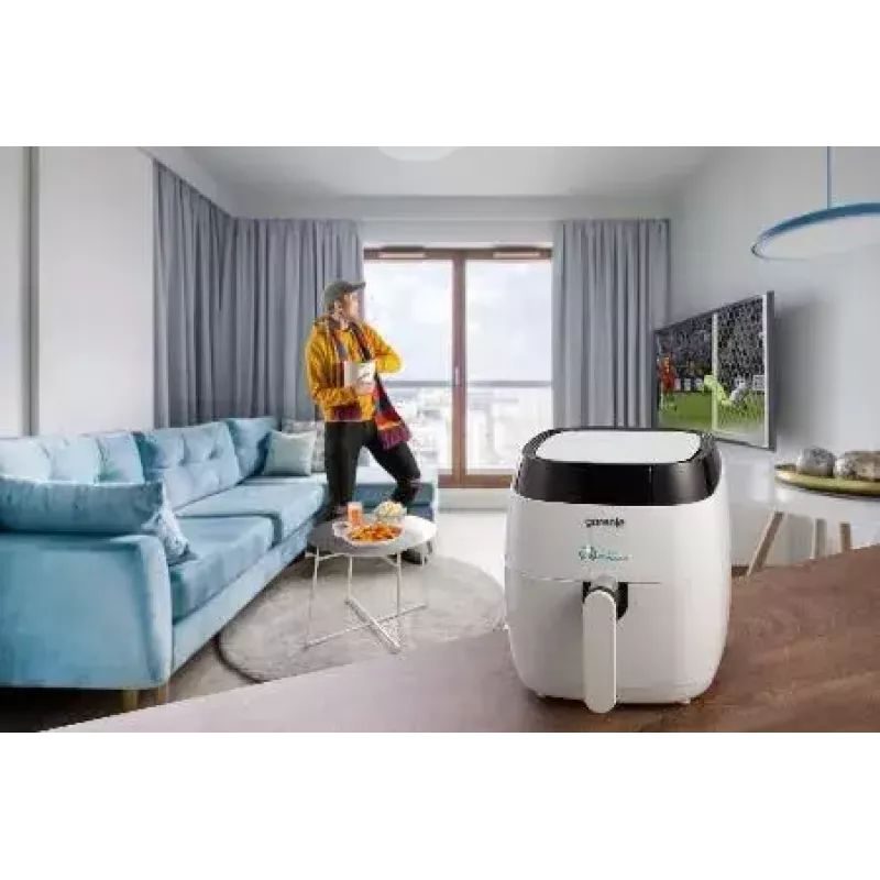 Gorenje AF1409DW gruzdintuvė 1400 W Karšto oro gruzdintuvė Juoda, Balta