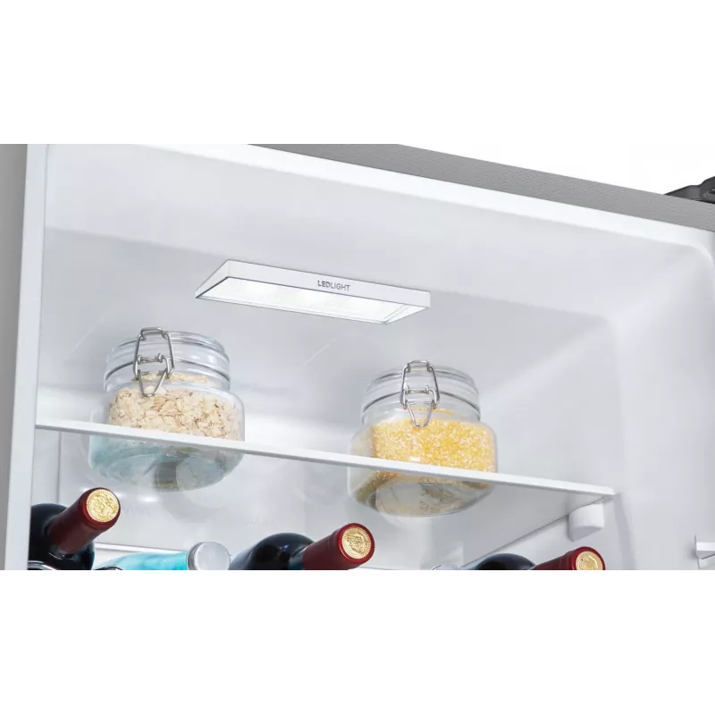 Gorenje Kombinuotas šaldytuvas-šaldiklis N619EAXL4 SI, 304 L, No Frost (šaldytuvas), SN-N, 6 kg/24h, E, Pilka