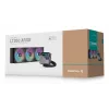 Vandens aušintuvas DeepCool LT360, 3x 120 mm ventiliatoriai, 2400 RPM, 72,04 cfm, 41 cm vamzdeliai, aliuminio radiatorius, juoda