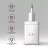 Mobiliojo įrenginio įkroviklis Axagon ACU-PQ20W Universal White
