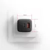 Axagon ACU-PQ30 PD3.0 & QC4+ 2xIŠVADŲ sieninis įkroviklis 30W