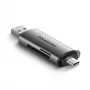 „Axagon CRE-SAC“ SuperSpeed USB-C+USB-A kortelių skaitytuvas 5 Gbps