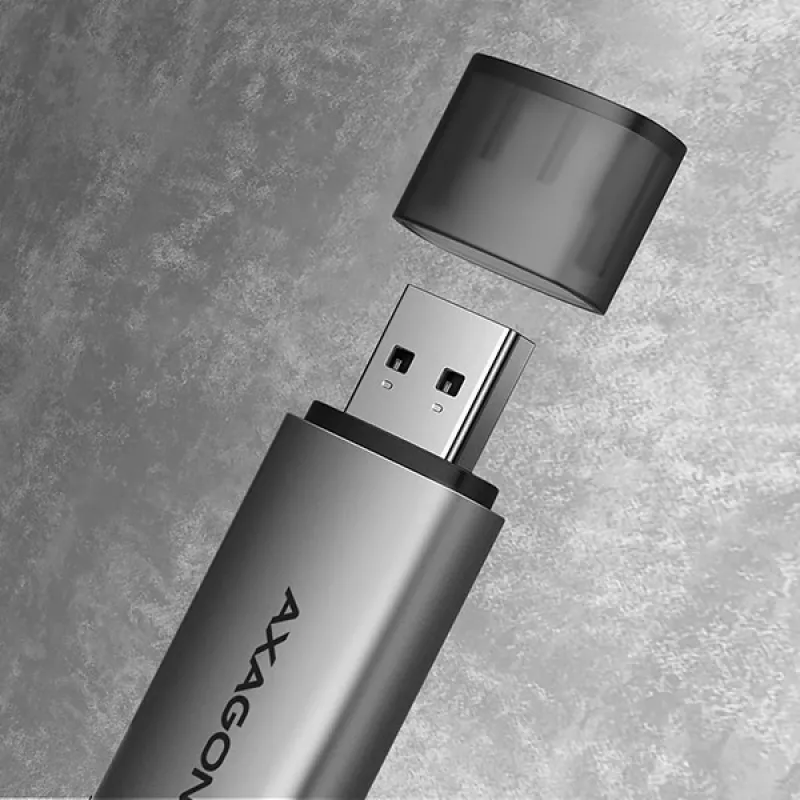 „Axagon CRE-SAC“ SuperSpeed USB-C+USB-A kortelių skaitytuvas 5 Gbps