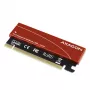 Axagon PCEM2-S PCIe x16 - M.2 NVMe M-key lizdo adapteris, su pasyviu aliuminio radiatoriumi