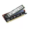 Axagon PCEM2-S PCIe x16 - M.2 NVMe M-key lizdo adapteris, su pasyviu aliuminio radiatoriumi