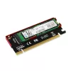 Axagon PCEM2-S PCIe x16 - M.2 NVMe M-key lizdo adapteris, su pasyviu aliuminio radiatoriumi