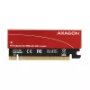 Axagon PCEM2-S PCIe x16 - M.2 NVMe M-key lizdo adapteris, su pasyviu aliuminio radiatoriumi