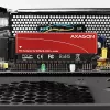 Axagon PCEM2-S PCIe x16 - M.2 NVMe M-key lizdo adapteris, su pasyviu aliuminio radiatoriumi