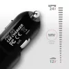 Axagon PWC-5V5 SMART automobilinis kroviklis 24W, 2x USB-A prievadas, 5V/2.4A + 5V/2.4A