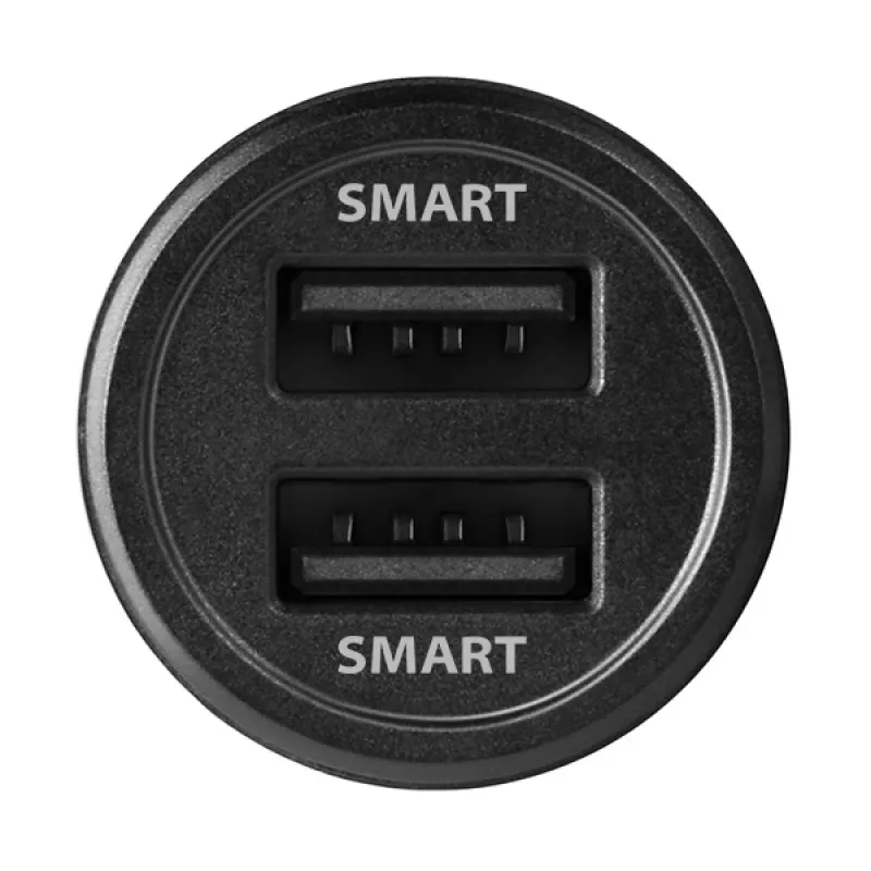 Axagon PWC-5V5 SMART automobilinis kroviklis 24W, 2x USB-A prievadas, 5V/2.4A + 5V/2.4A