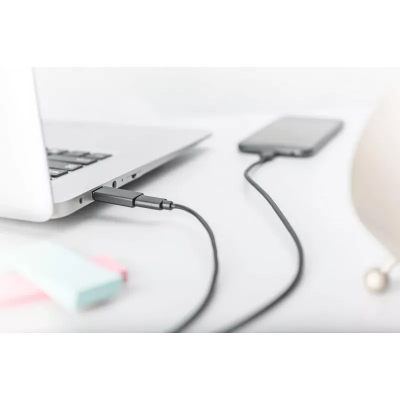 DIGITUS USB Type-C adapteris, A tipo į C tipo, kištukas/lizdas, 3A, 5 GB, 3.0 versija, juodas