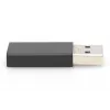 DIGITUS USB Type-C adapteris, A tipo į C tipo, kištukas/lizdas, 3A, 5 GB, 3.0 versija, juodas