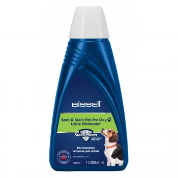 Bissell Spot & Stain Pet Pro Oxy, kilimų valiklis, skystis, kilimai, kilimėliai, minkšti baldai, 1000 ml, 1,04 kg