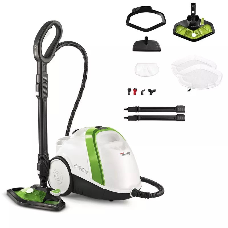 Polti Vaporetto Smart 110 Eco cilindrinis garų valytuvas 1500 W juoda, žalia, balta