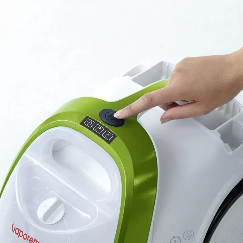 Polti Vaporetto Smart 110 Eco cilindrinis garų valytuvas 1500 W juoda, žalia, balta