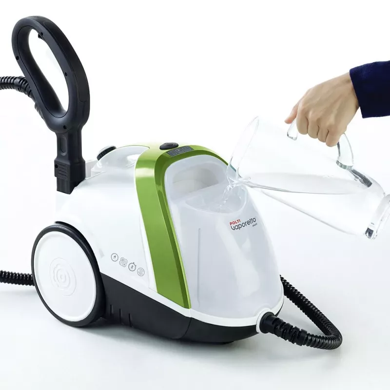 Polti Vaporetto Smart 110 Eco cilindrinis garų valytuvas 1500 W juoda, žalia, balta