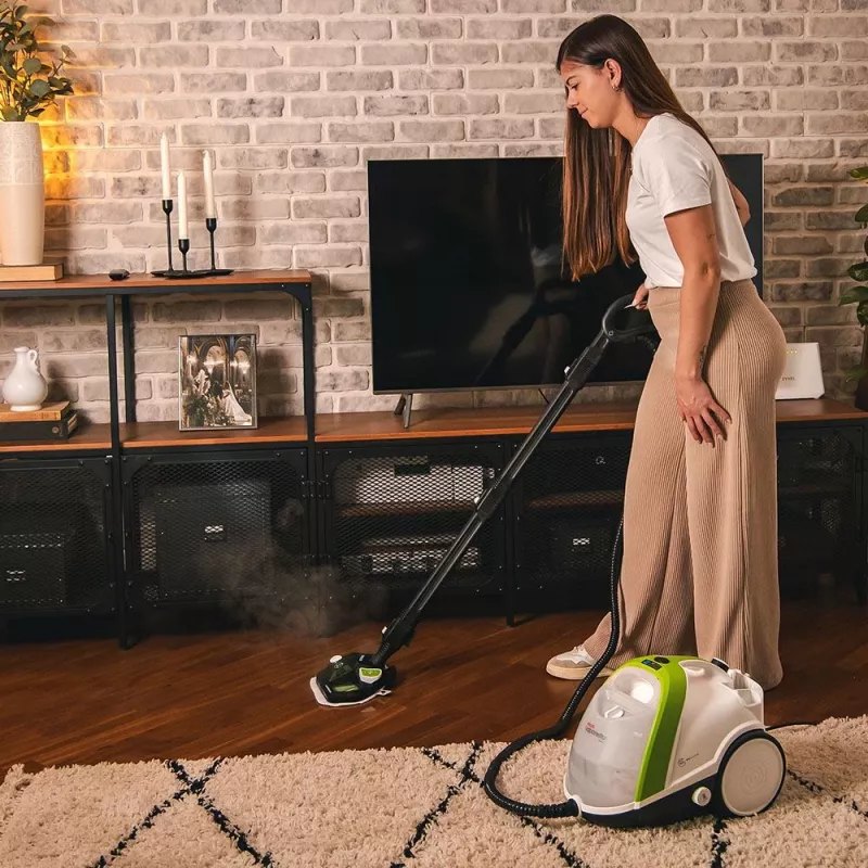 Polti Vaporetto Smart 110 Eco cilindrinis garų valytuvas 1500 W juoda, žalia, balta