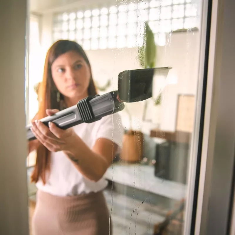 Polti Vaporetto Smart 110 Eco cilindrinis garų valytuvas 1500 W juoda, žalia, balta
