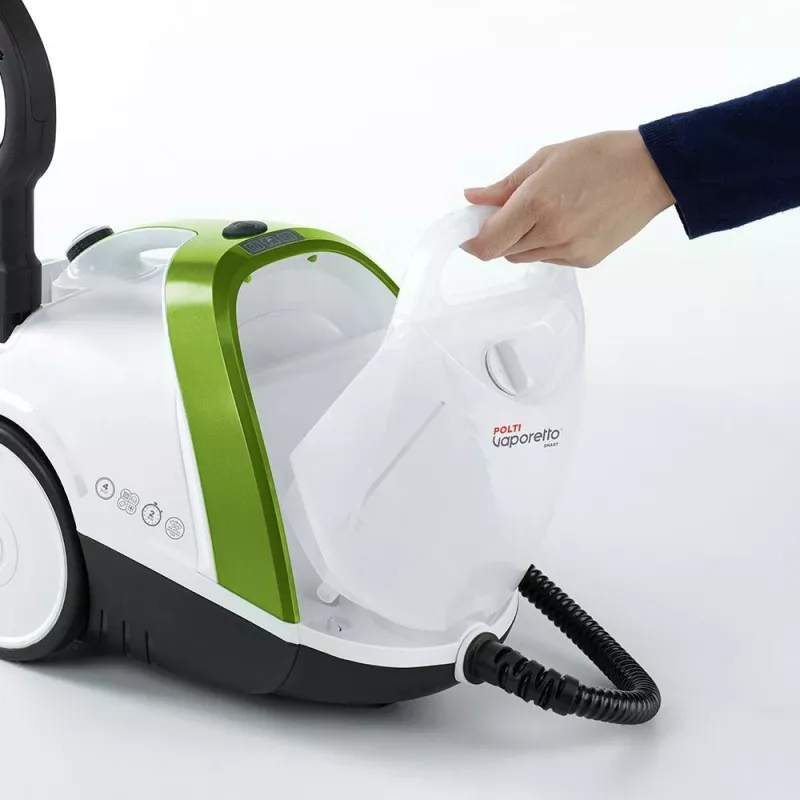 Polti Vaporetto Smart 110 Eco cilindrinis garų valytuvas 1500 W juoda, žalia, balta