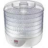Maisto džiovyklė Gorenje FDK 24 DW — permatoma balta, Ø31 cm grotelės, 240 W, maks. 70°C