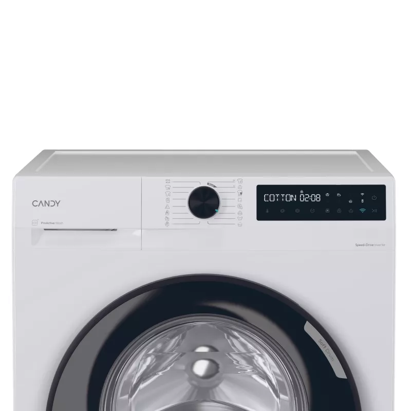 Candy BR 49B8-S skalbimo mašina su priekiniu įkrovimu 9 kg 1400 aps./min. Balta