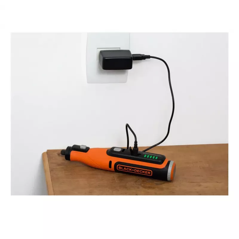 Elektrinis graviruoklis Juoda & Decker BCRT8I-XJ — rankinis tikslus graviruoklis, lengvos konstrukcijos