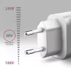 Axagon ACU-QC18W QC3.0 1xOUTPUT sieninis įkroviklis 18W