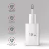 Axagon ACU-QC18W QC3.0 1xOUTPUT sieninis įkroviklis 18W