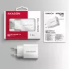 Axagon ACU-QC18W QC3.0 1xOUTPUT sieninis įkroviklis 18W
